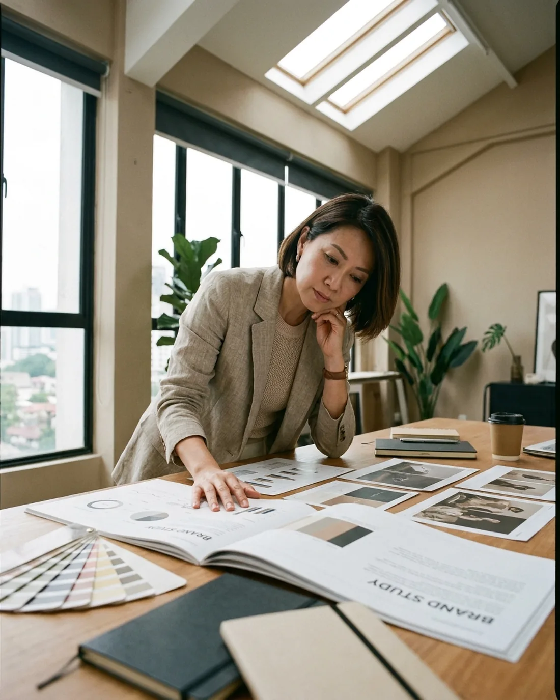 A fractional CMO at work in a Kuala Lumpur business setting